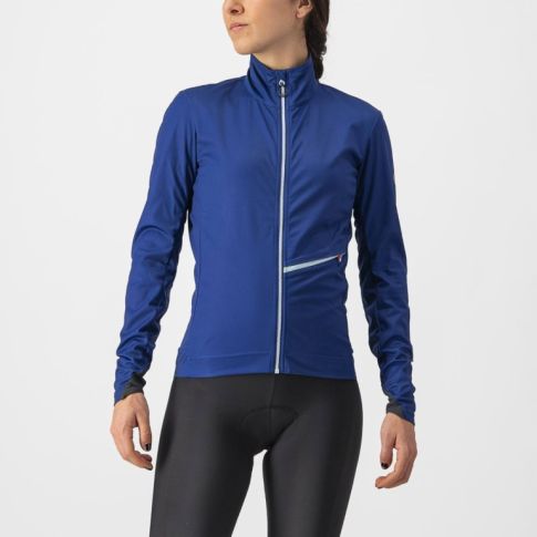 Castelli Go dames wielerjack - Sodalite blue