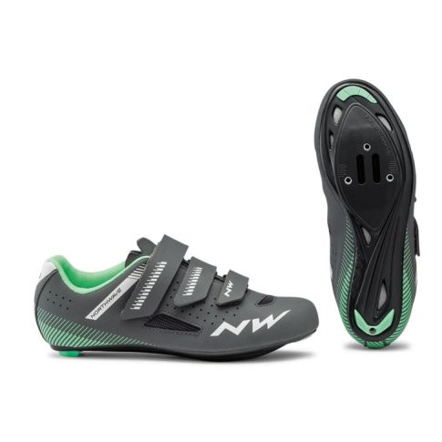 Northwave Core dames wielrenschoenen - Anthracite/Light green