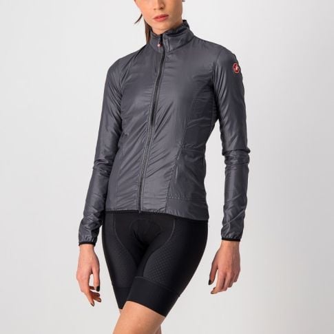 Castelli Aria Shell dames wielerjack - Dark grey