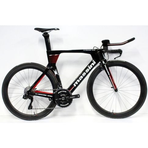 Massini 1.0 TT 105 Di2 tijdritfiets - Black/Red