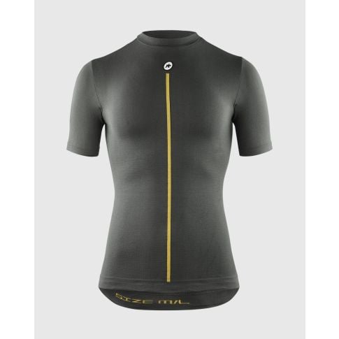 Assos Spring/fall Skin Layer P1 ondershirt korte mouw - Anthracite grey