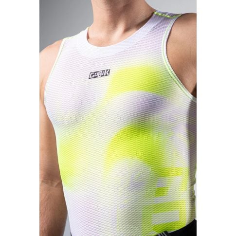 Gobik Second Skin ondershirt mouwloos - Liquid neon