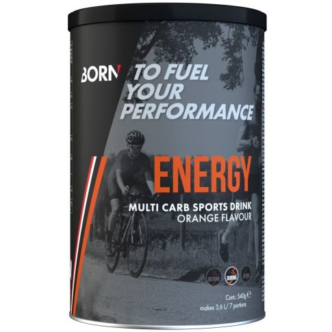 Born Energy Multi Carbo Sports Drink-Sinaasappel - 540gr