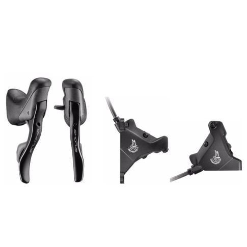 Campagnolo Chorus Ergopower disc shifterset incl. remklauwen - 2x12sp