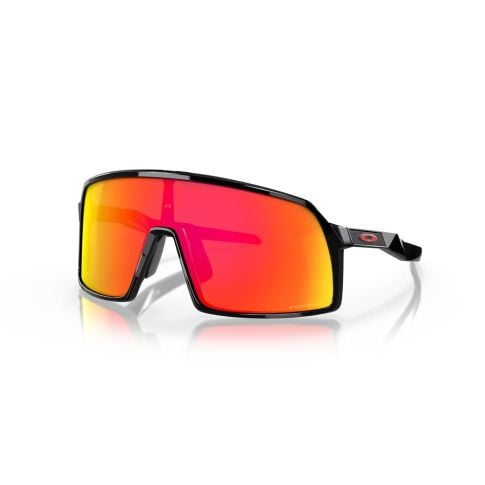 Oakley Sutro S fietsbril - Polished black/Prizm ruby