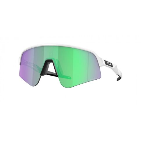 Oakley Sutro Lite Sweep fietsbril - Matt white/Prizm road jade