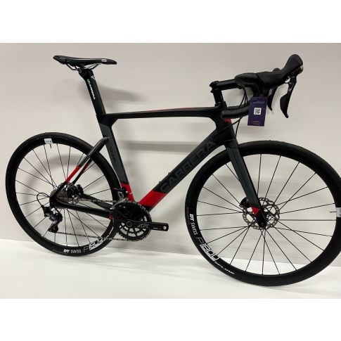 Custom racefiets Carrera TD01 Air disc - Matt anthracite/Grey/Red