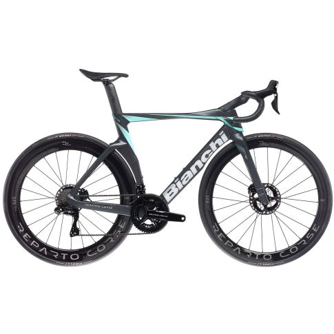 Custom racefiets Bianchi Oltre RC carbon - Graphite/Celeste