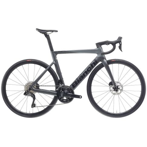 Bianchi Oltre Race 105 Di2 disc - Grey/Graphite matt