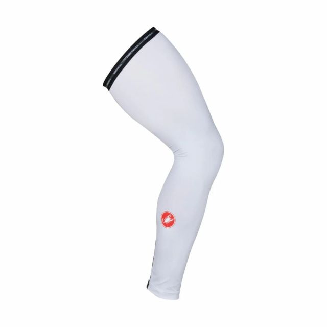 Castelli UPF 50+ Light beenstukken - White - S