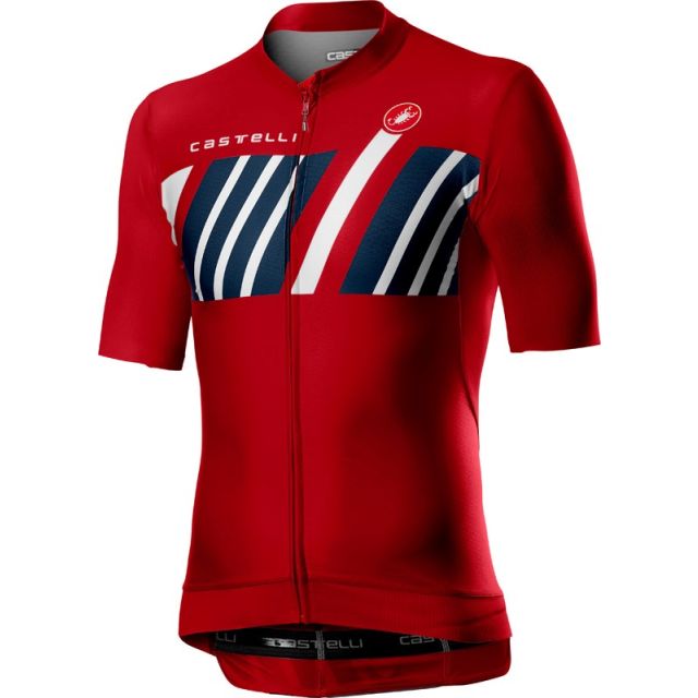 Castelli Hors Categorie wielershirt korte mouw-Rood-S