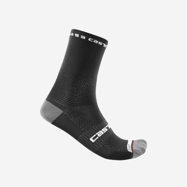 Castelli Rosso Corsa Pro 15 fietssokken - Black - S/M