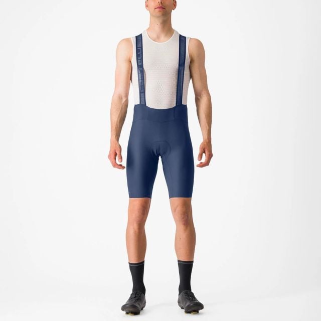 Castelli Espresso koersbroek met bretels - Belgian blue - XL