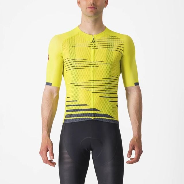 Castelli Climber's 4.0 wielershirt korte mouw - Sulphur/Twilight blue