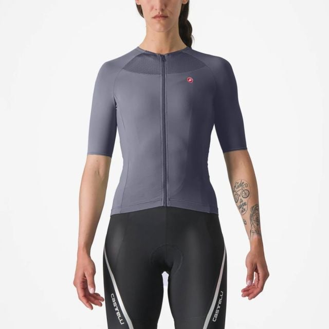 Castelli Velocissima 2 dames wielershirt korte mouw - Twilight blue - M