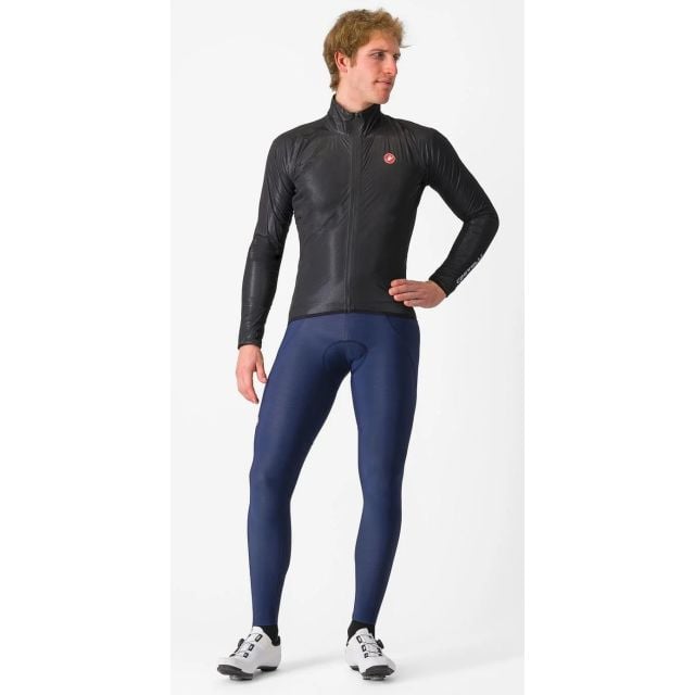 Castelli Squall Shell regenjack - Light black/Silver grey - M