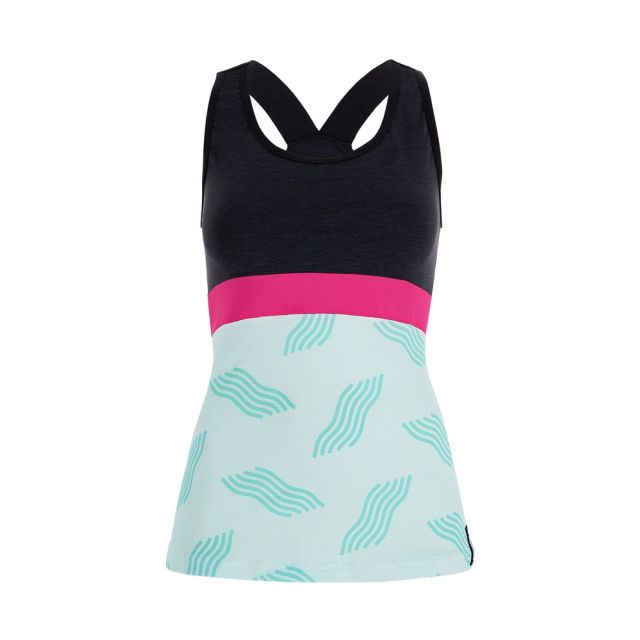 Santini Scia Dune dames tank top-Dewy groen-L