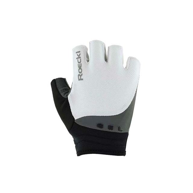 Roeckl Itamos 2 wielrenhandschoenen - White/Smoked pearl - 8