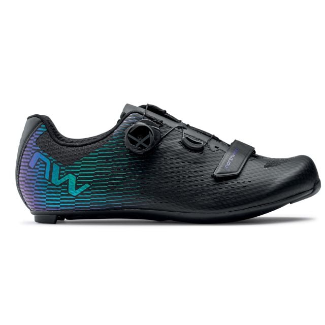 Northwave Storm 2 carbon wielrenschoenen - Black/Iridescent