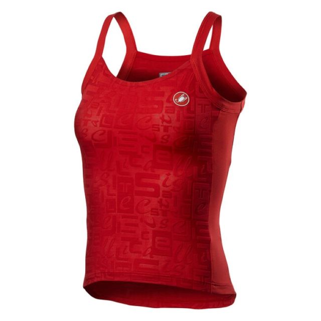 Castelli Promessa Jaqcuard Bavette dames top-Rood-XS