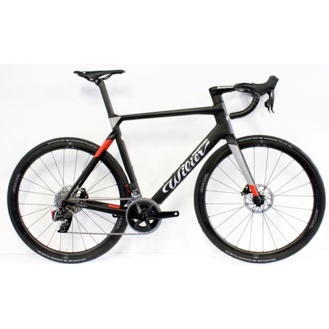 Wilier Filante SLR Rival eTap AXS disc (Demofiets) - Black-Red matt