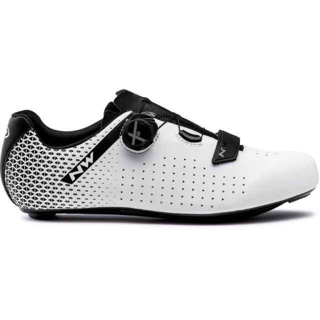 Northwave Core Plus 2 wielrenschoenen - White/Black - 43