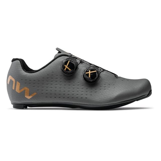 Northwave Revolution 3 wielrenschoenen - Dark grey/Gold - 41