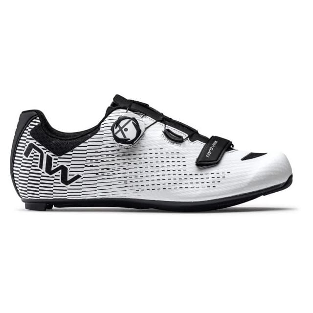 Northwave Storm 2 carbon wielrenschoenen - White/Black - 46