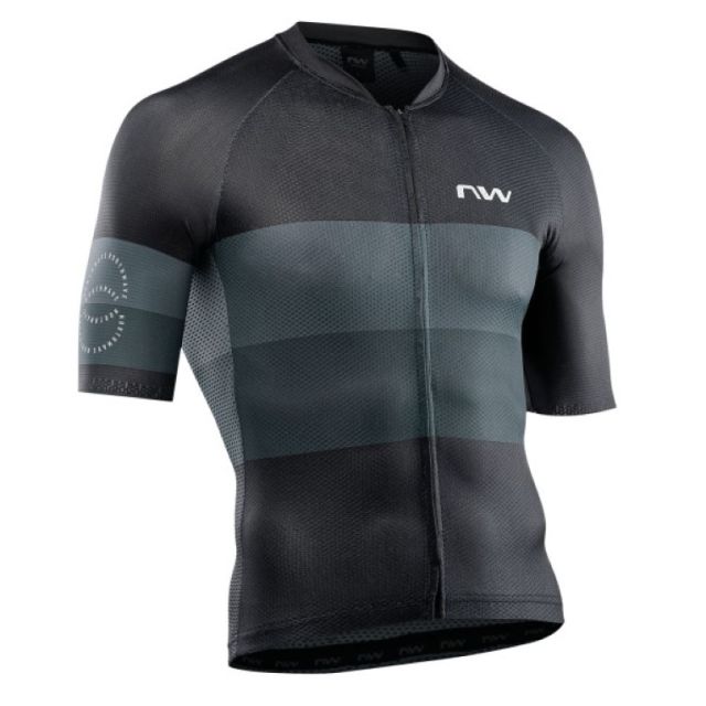 Northwave Blade Air wielershirt korte mouw - Black/Light grey