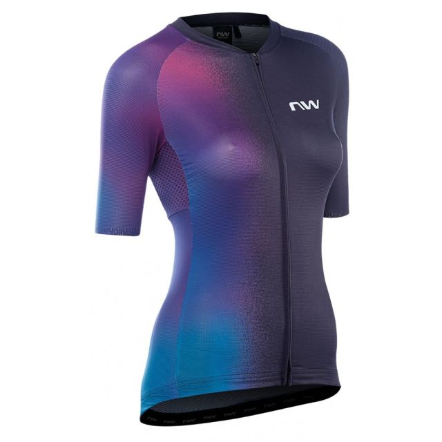 Northwave Blade dames wielershirt korte mouw-Zwart-Iridescent-XL