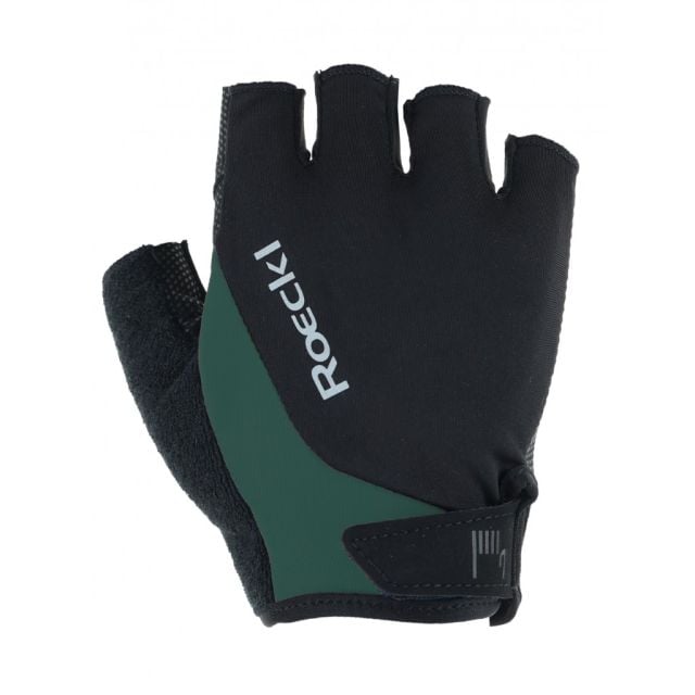 Roeckl Basel 2 wielrenhandschoenen - Black/Green - 7