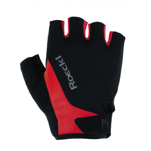 Roeckl Basel 2 wielrenhandschoenen - Black/Red - 7