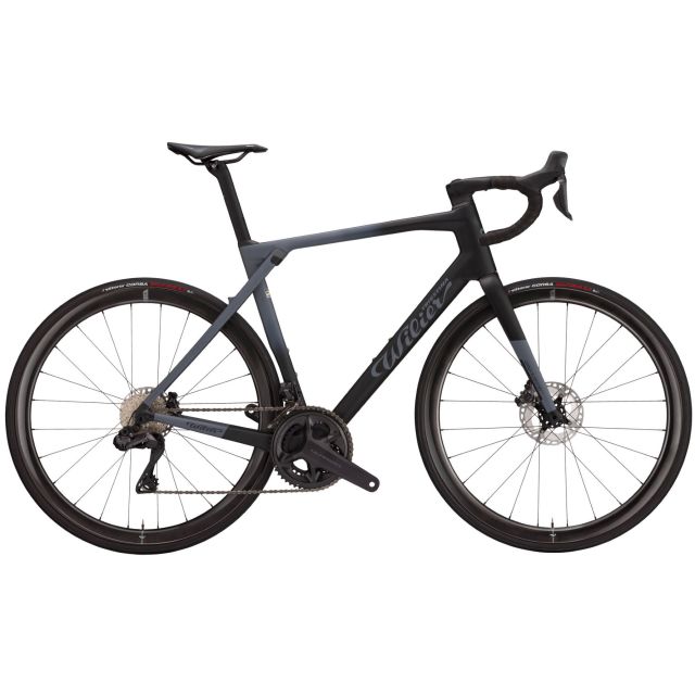 Custom racefiets Wilier Granturismo SLR disc - Faded black/Grey matt