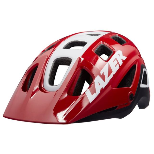 Lazer Impala fietshelm - Red/White - M