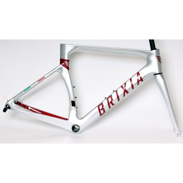 Brixia New Alata disc frameset - Zilver metallic - 48cm