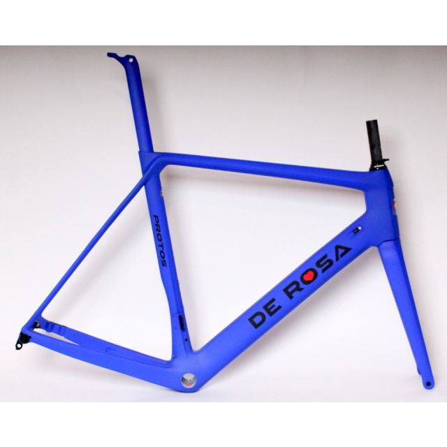 De Rosa Protos disc frameset - Mat Merak blauw - 45cm