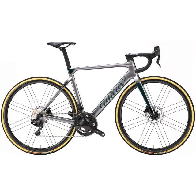 Wilier Filante SLR disc frameset-F3 Grey iride green-M