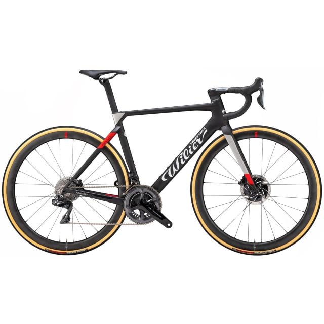 Wilier Filante SLR disc frameset-F2 Black-Red matt-M