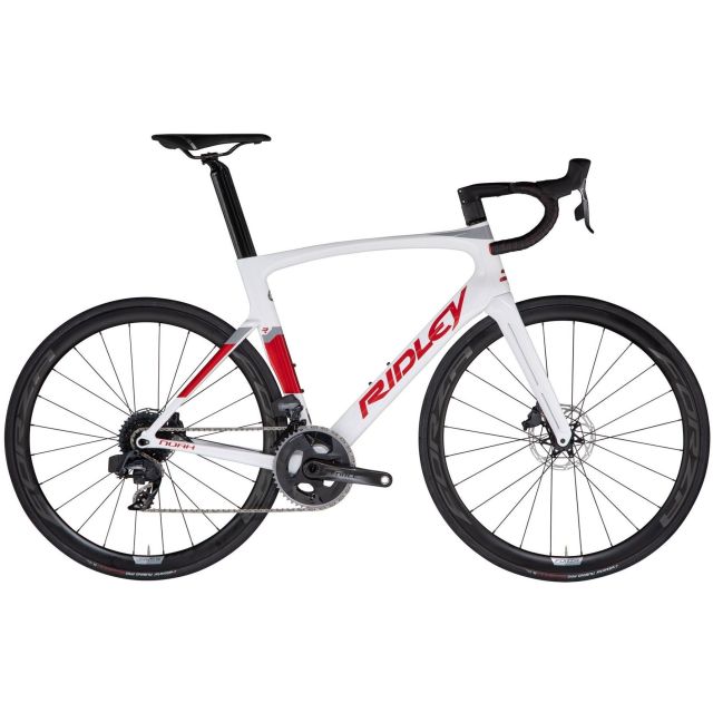 Custom racefiets Ridley Noah Aero+ disc - White/Red