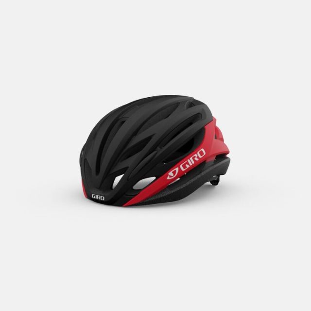 Giro Syntax MIPS fietshelm - Matte black/Bright red - M