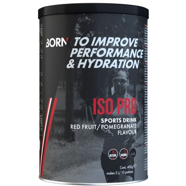 Born ISO Pro Sports Drink-Rood fruit - Granaatappel - 400gr