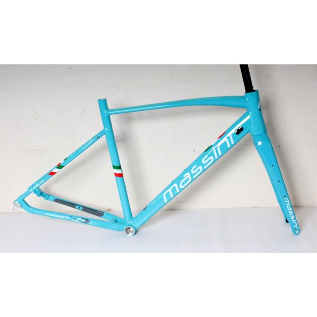 Massini Richmond Gravel frameset - Aqua marina blue - L