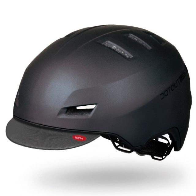 Dotout Downtown Cap Visor fietshelm - Matte metallic black