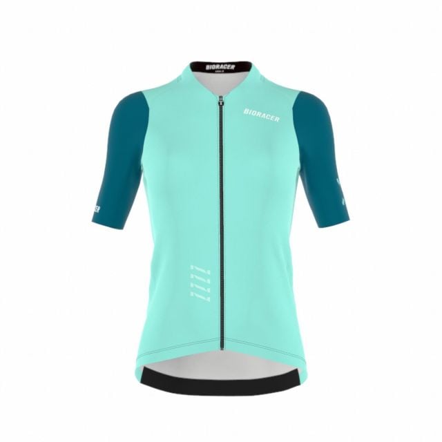 Bioracer Icon dames wielershirt korte mouw - Mint/Pine