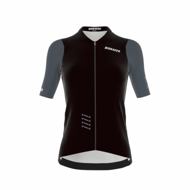 Bioracer Icon dames wielershirt korte mouw - Black-Anthracite