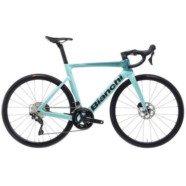 Bianchi Oltre Race 105 Di2 disc - Celeste/Metallic celeste