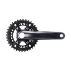 Shimano XT M8120-2 Boost 12sp crankset - Zwart - 175mm - 36x26T