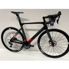 Custom racefiets Carrera TD01 Air disc - Matt anthracite/Grey/Red